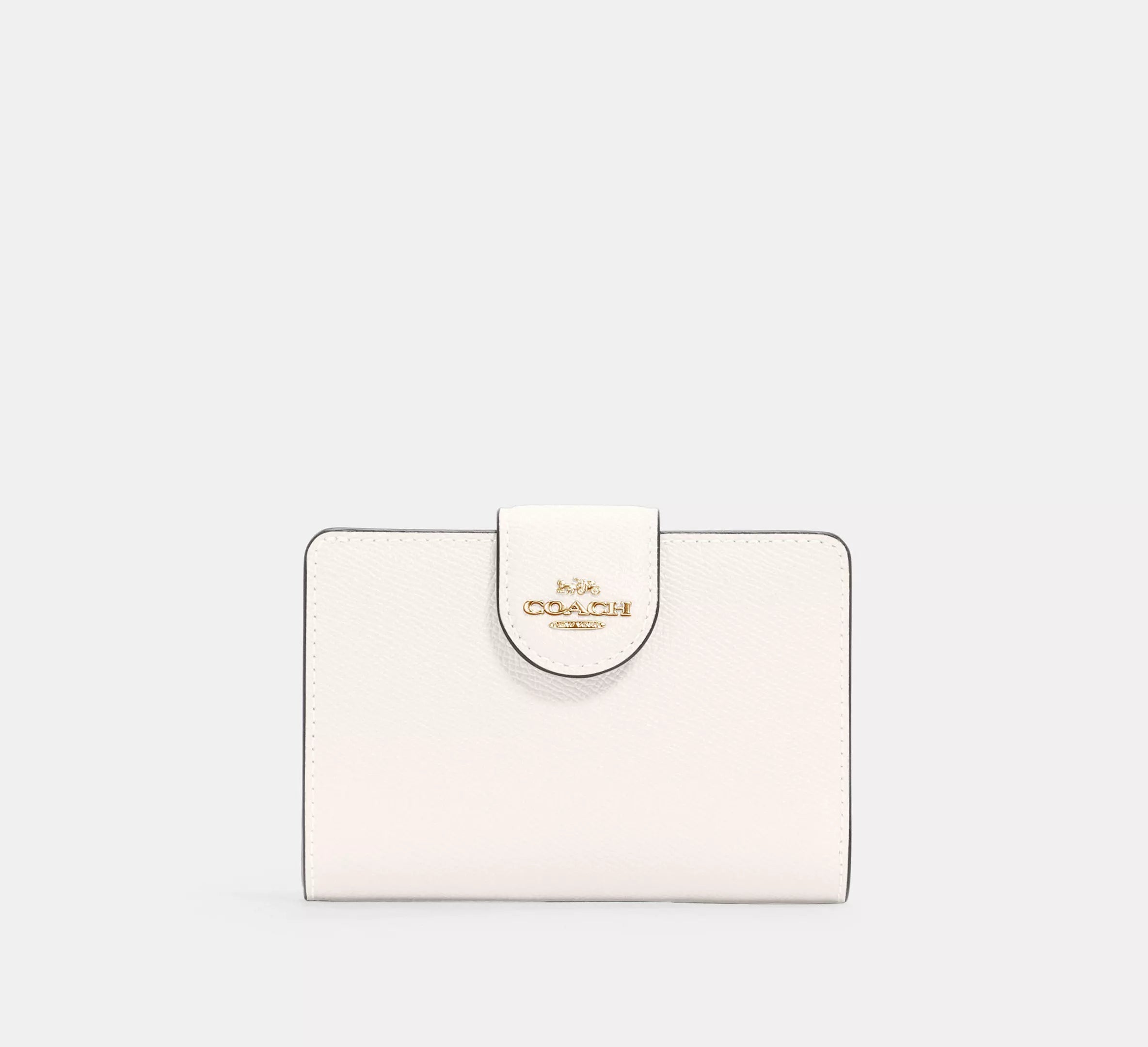 Cartera mediana con cremallera en las esquinas de Coach