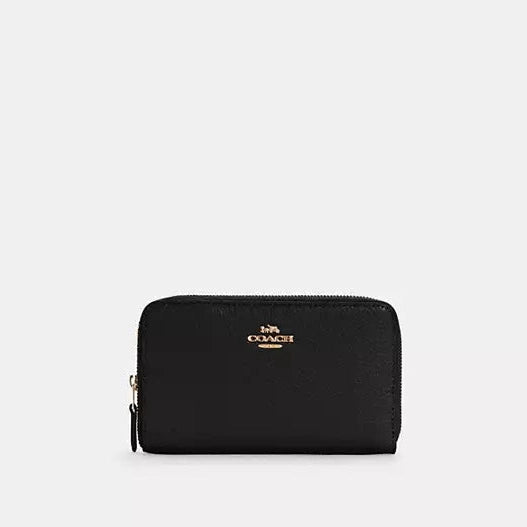 Cartera mediana con cremallera y portadocumentos Coach