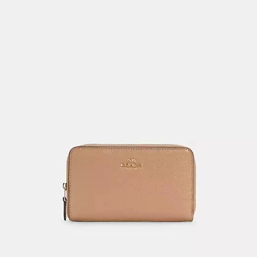 Cartera mediana con cremallera y portadocumentos Coach