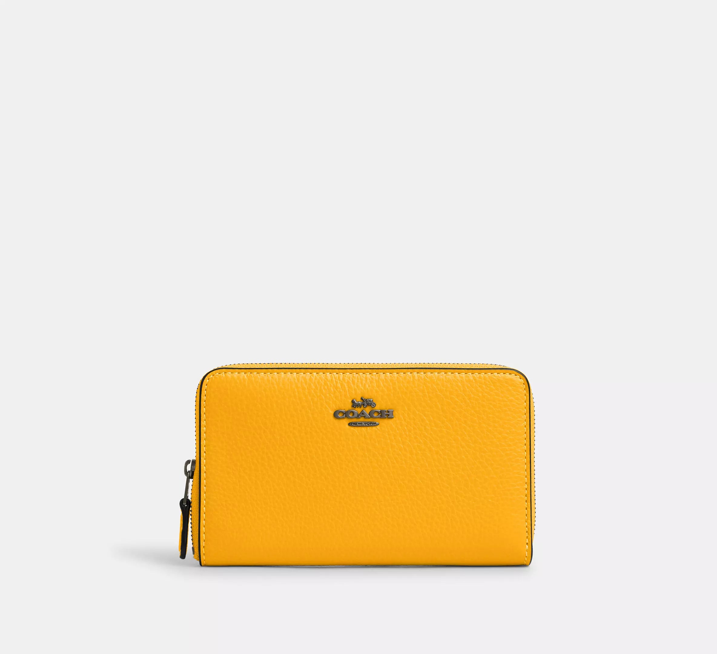 Cartera mediana con cremallera y portadocumentos Coach