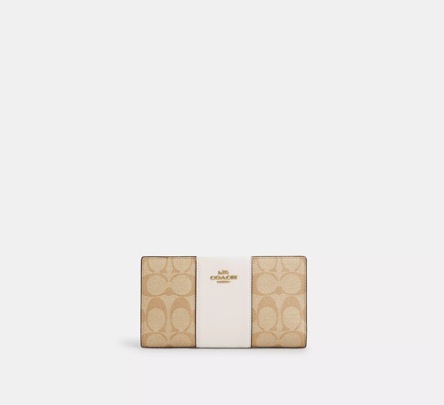 Coach Phone Wallet In Colorblock Signature Canvas