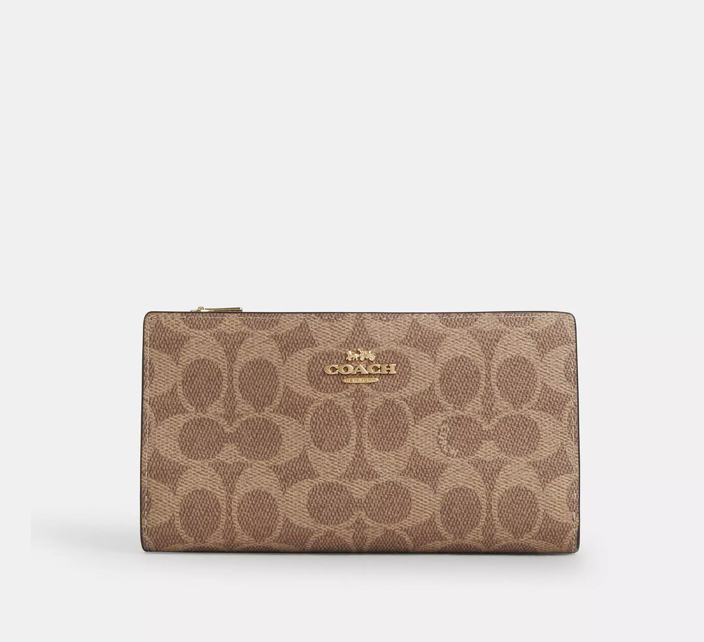 Coach Phone Wallet In Colorblock Signature Canvas