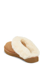 UGG Clugette Genuine Shearling Clog - Chestnut