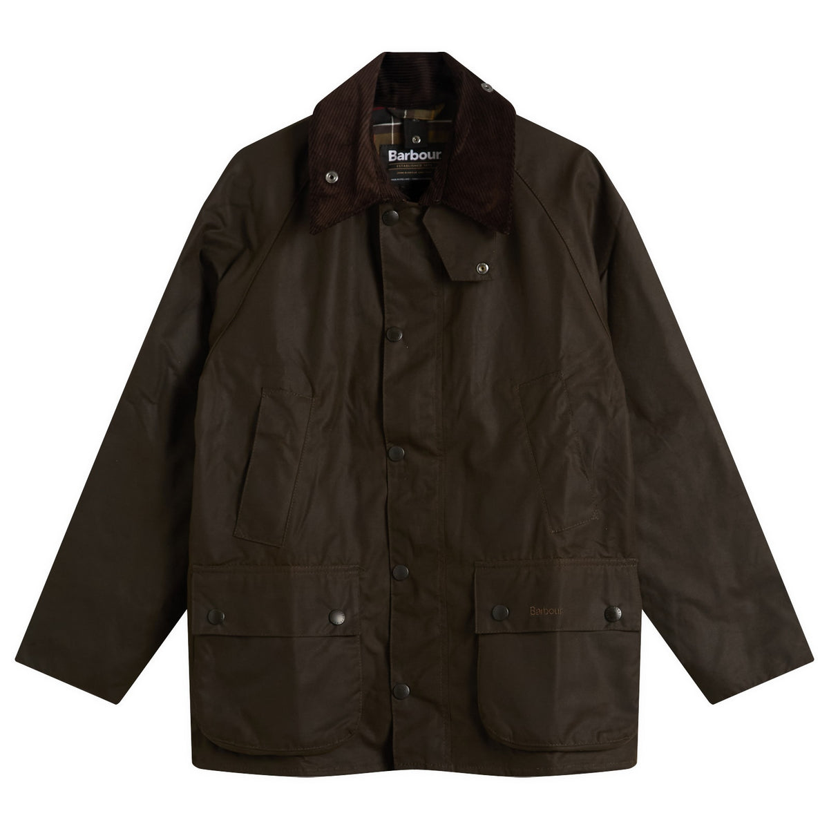 Barbour Men's Classic Bedale Waxed Cotton Jacket – Olive