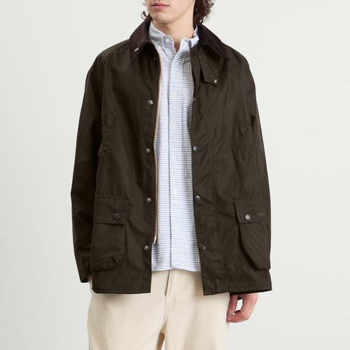Barbour Men's Classic Bedale Waxed Cotton Jacket – Olive