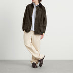 Barbour Men's Classic Bedale Waxed Cotton Jacket – Olive