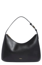 Furla Febe Leather Hobo Bag - Black