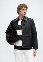 Barbour Men's Icons Spey Waxed Cotton Jacket – Navy