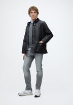 Barbour Men's Icons Bedale Waxed Cotton Jacket – Navy