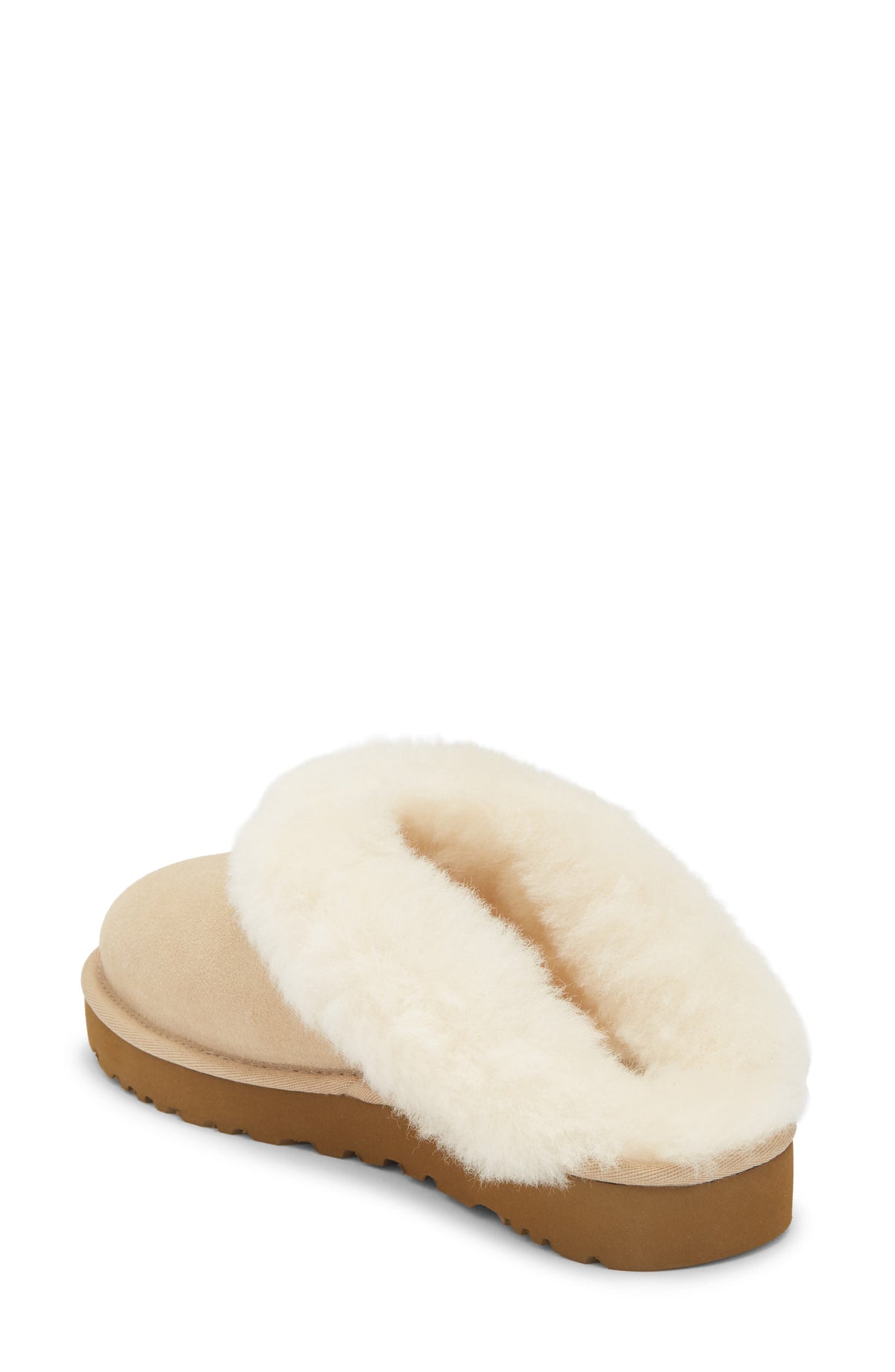 UGG Clugette Genuine Shearling Clog - Sand