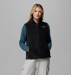 Columbia Women's Benton Springs Fleece Vest Black front
