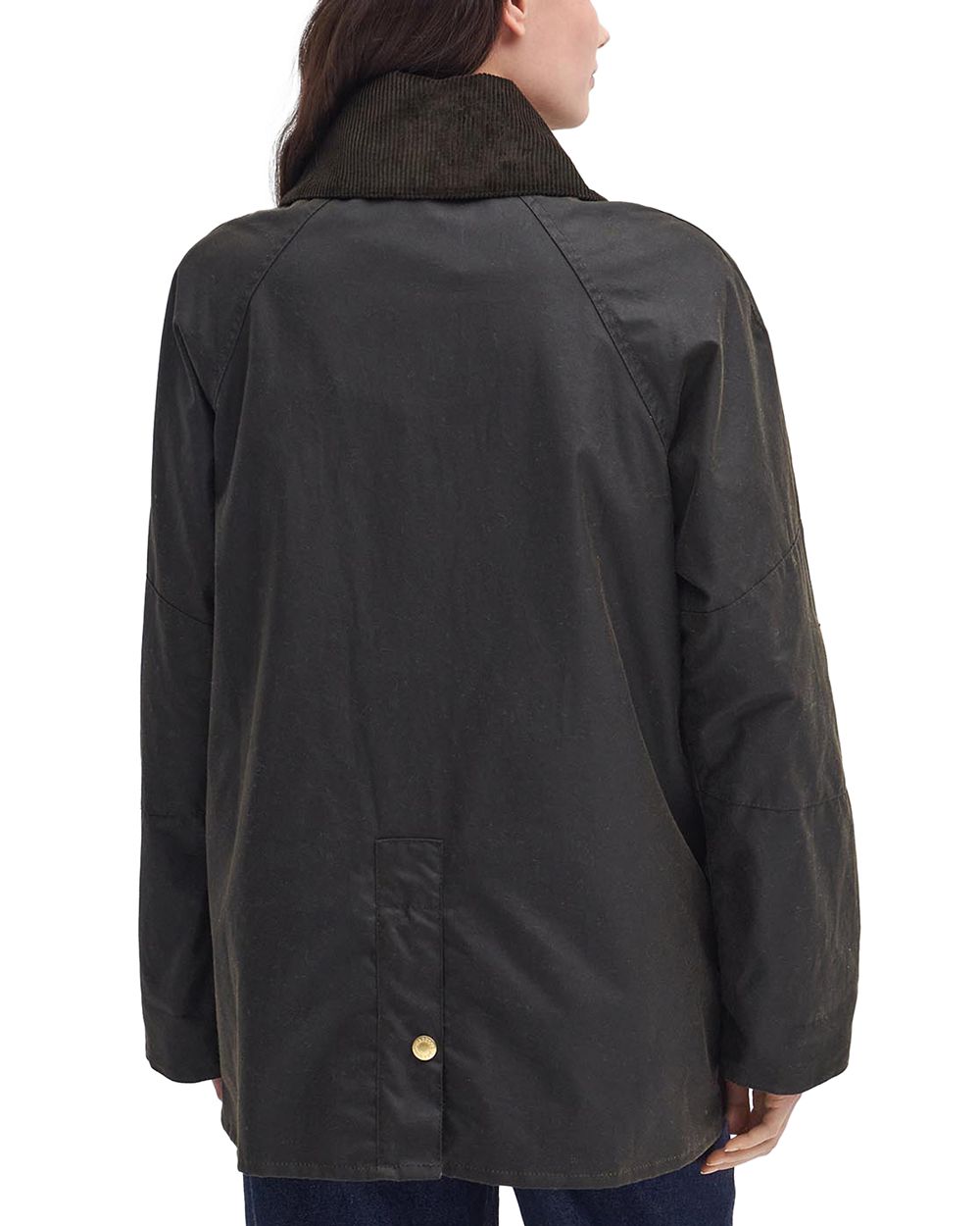 Barbour Women's Allerston Waxed Coat back