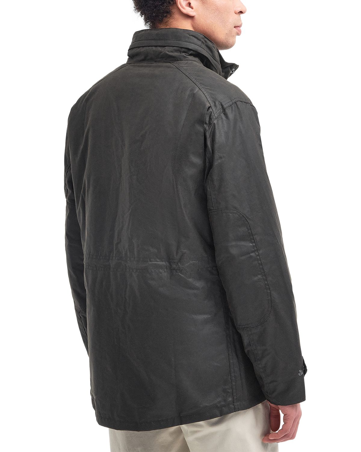 Barbour Men's Sapper Waxed Cotton Jacket Olive