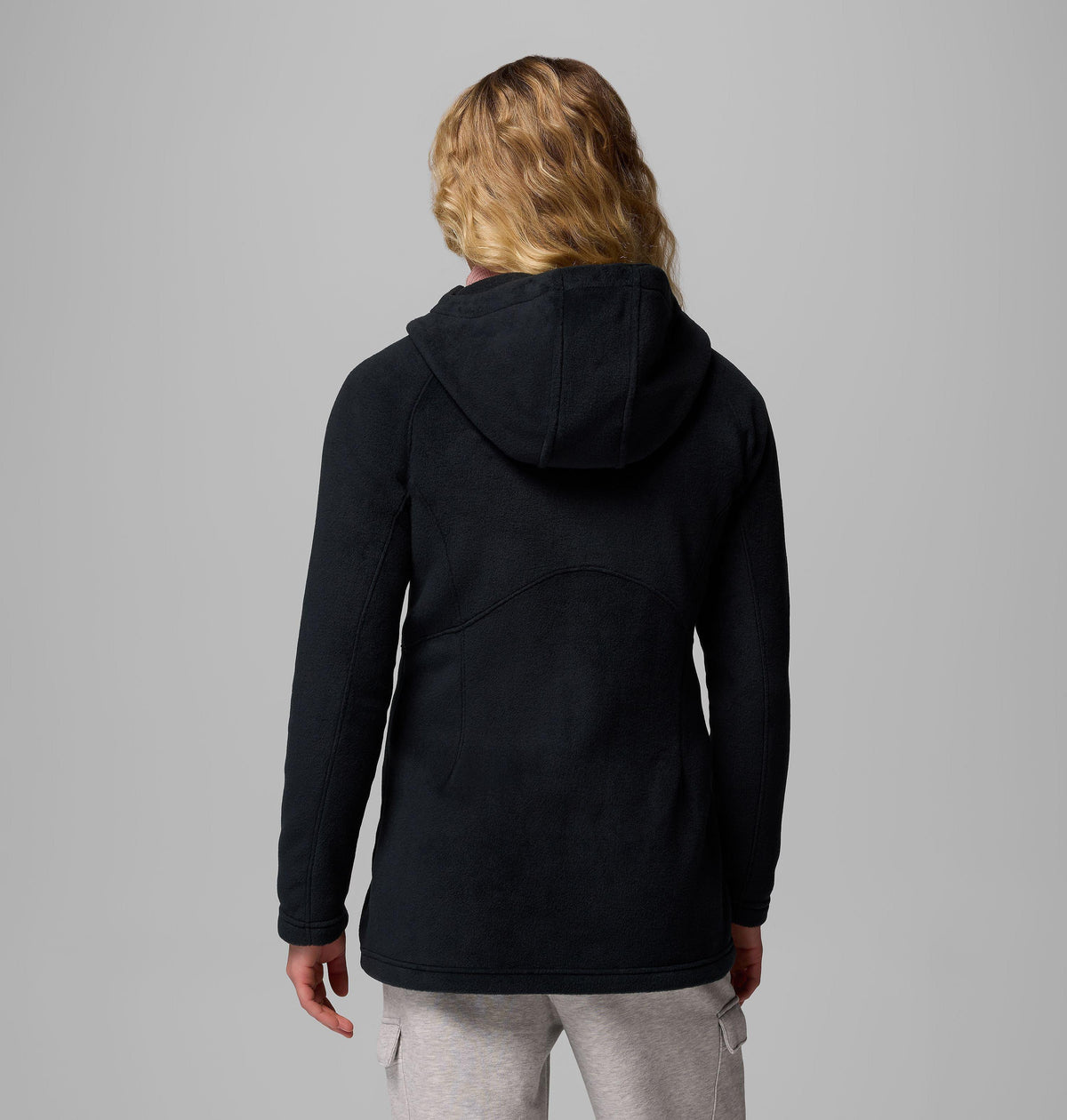 Columbia Women's Benton Springs II Long Fleece Hoodie Black back