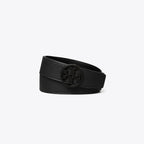 Tory Burch 1.5" Miller Pebbled Powder-Coated Belt