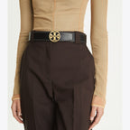 Tory Burch 1.5" Miller Smooth Reversible Belt