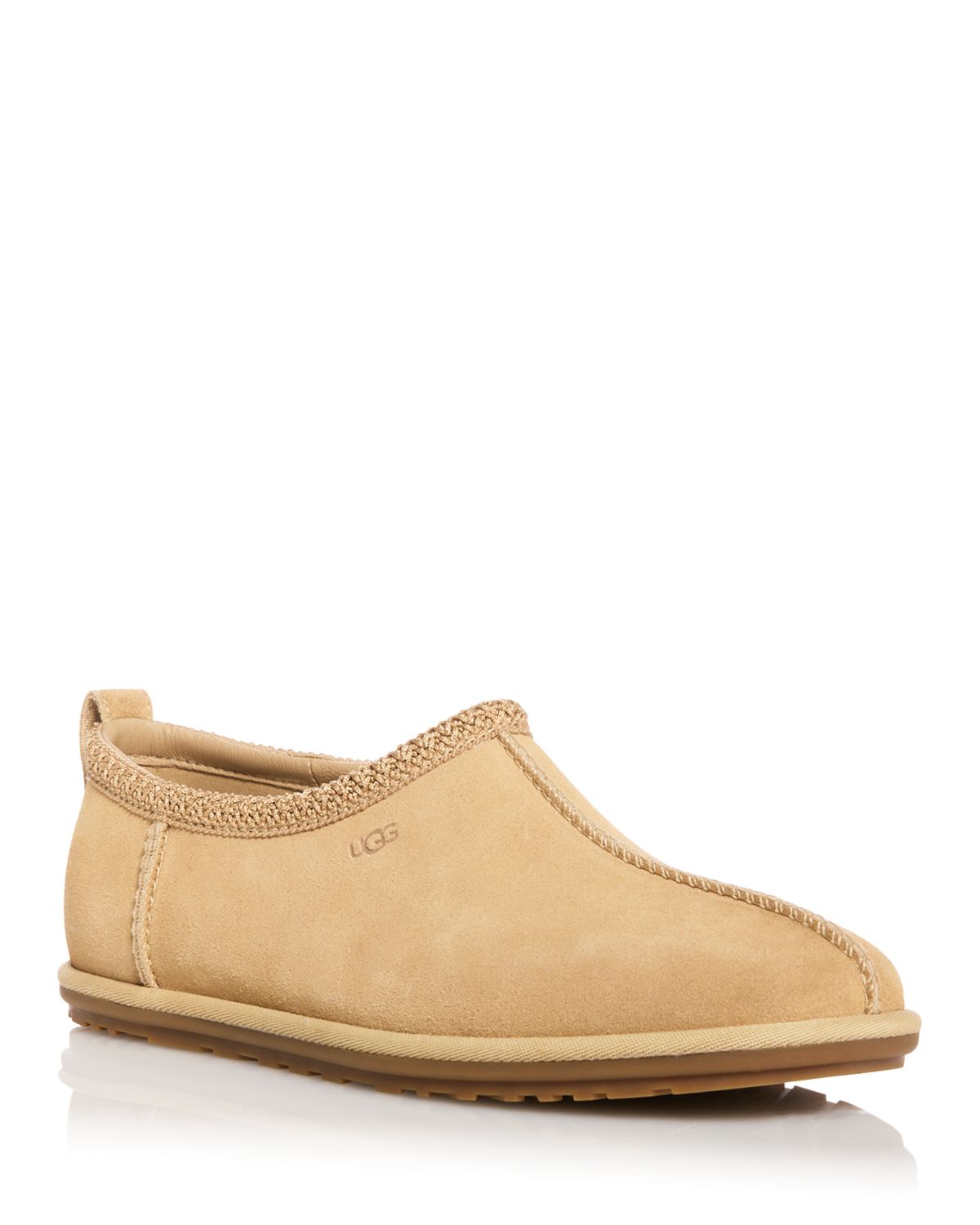 UGG Tasman Leather Deconstructed Clog Sand
