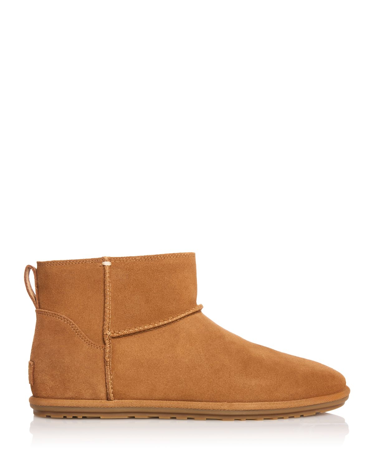 UGG Classic Mini Leather Deconstructed Bootie Chestnut