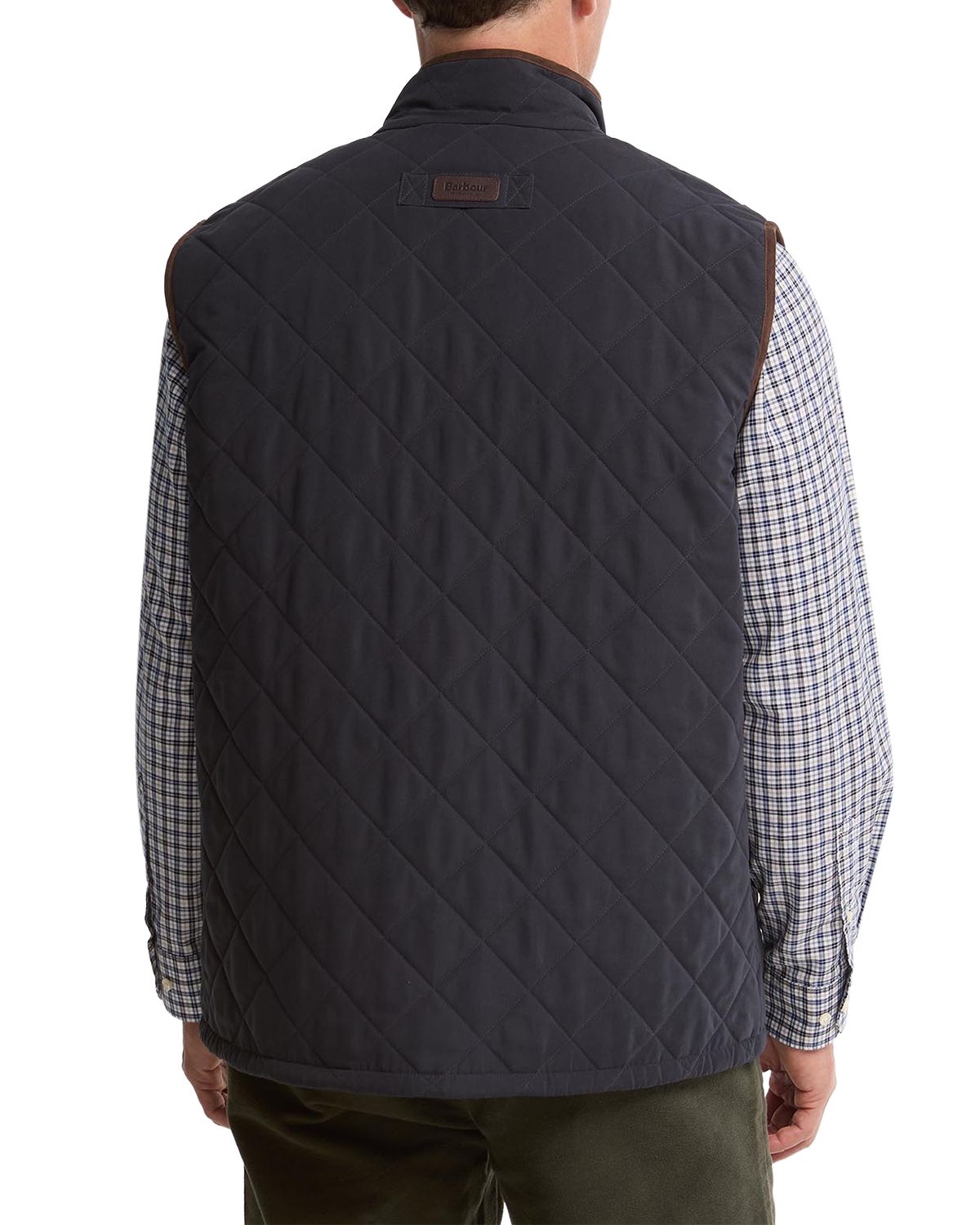 Barbour Men's Rosley Polar Quilt Button Gilet Dark Navy