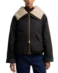 Barbour Mary Faux Fur Collar Waxed Cotton Jacket