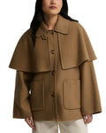 Barbour Aggy Wool Blend Cape Coat