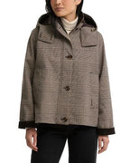 Barbour Connie Showerproof Hooded Jacket Prince of Wales Check