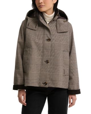 Barbour Connie Showerproof Hooded Jacket Prince of Wales Check