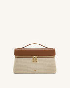 JW PEI Thea Top Handle Bag - Brown Canvas