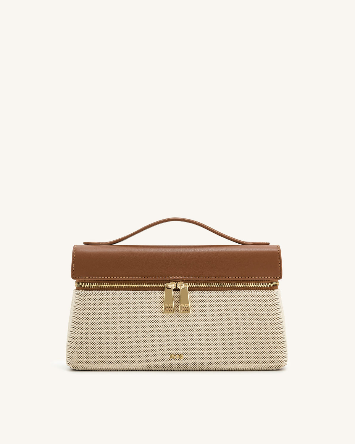 JW PEI Thea Top Handle Bag - Brown Canvas