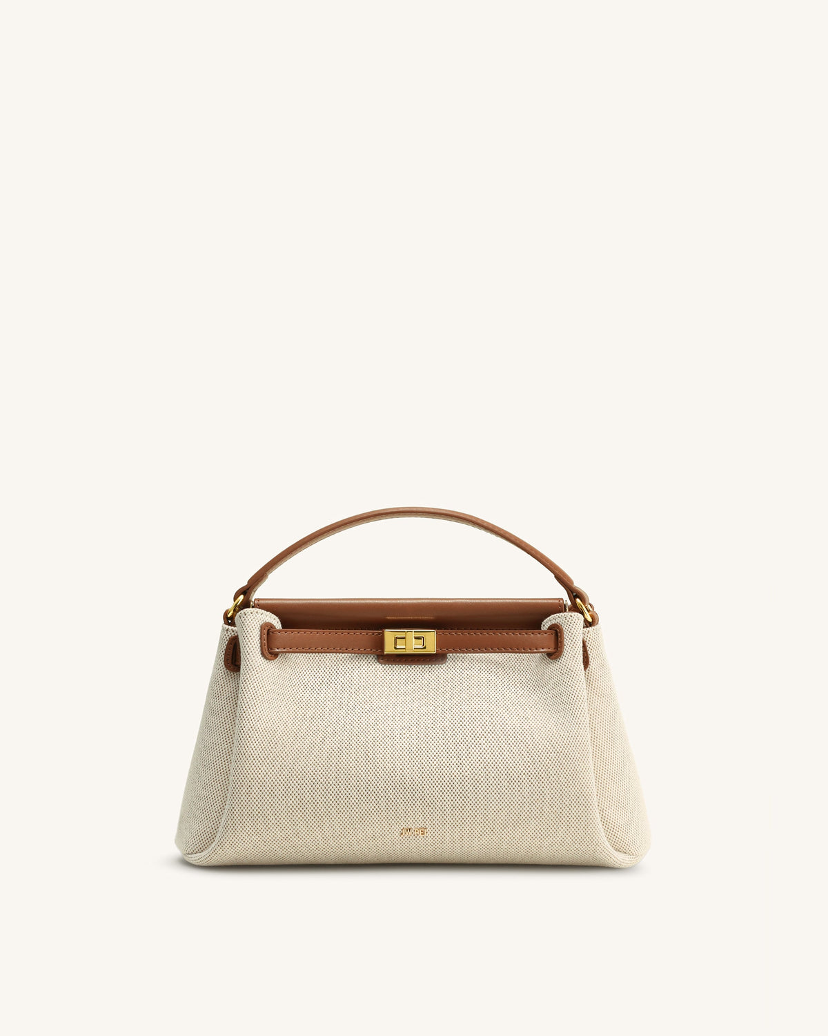 JW PEI Carmen Top Handle Bag - Brown Canvas