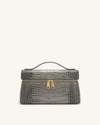 JW PEI Thea Top Handle Bag - Grey Croc