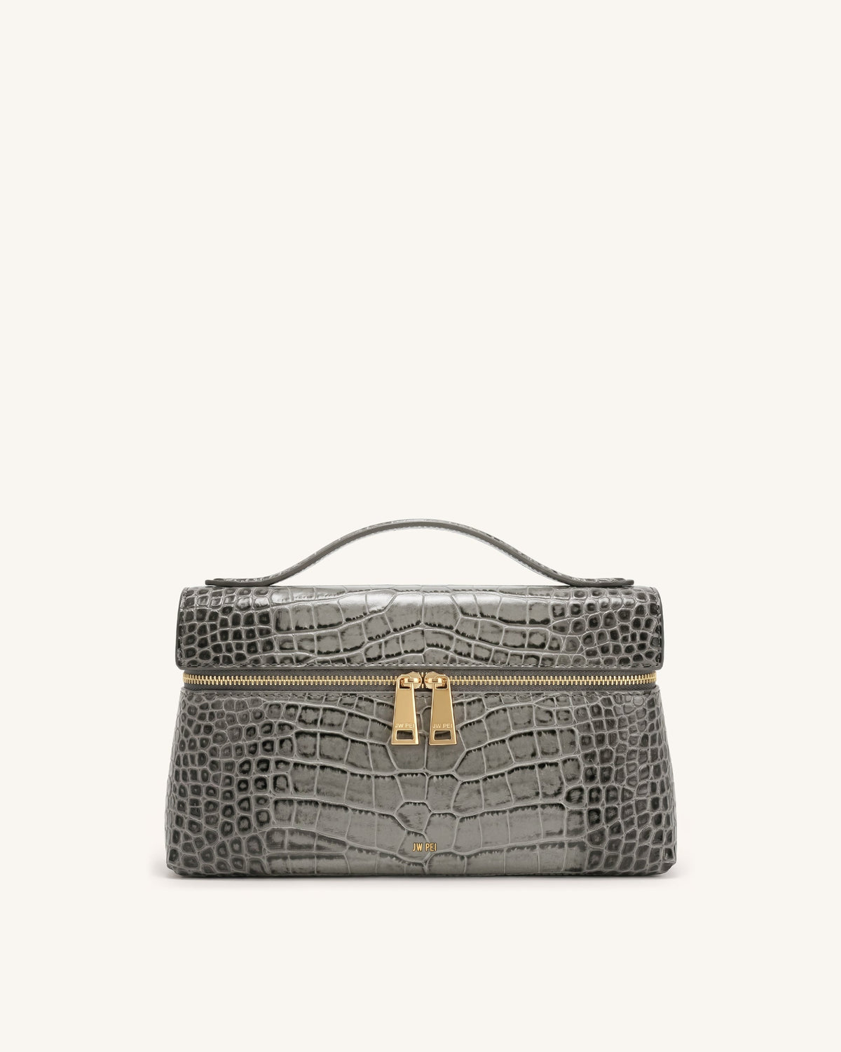 JW PEI Thea Top Handle Bag - Grey Croc