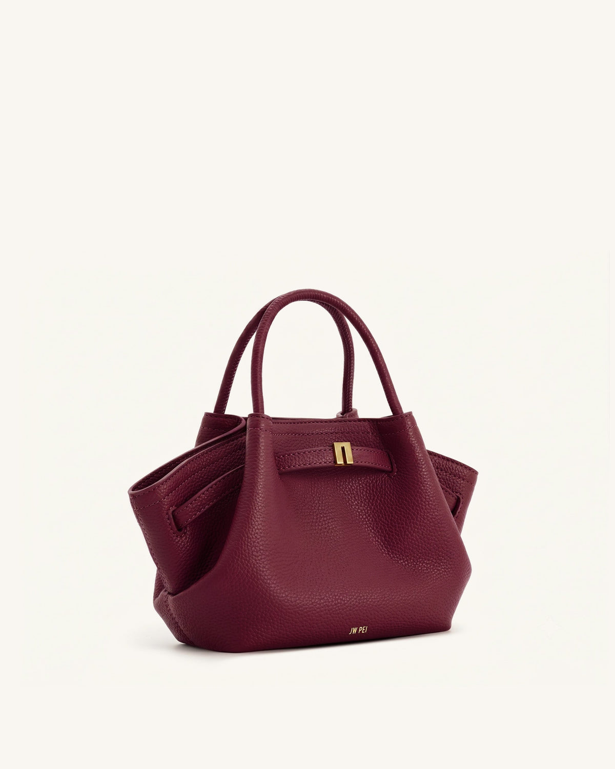 JW PEI Hana Mini Tote Bag - Burgundy side