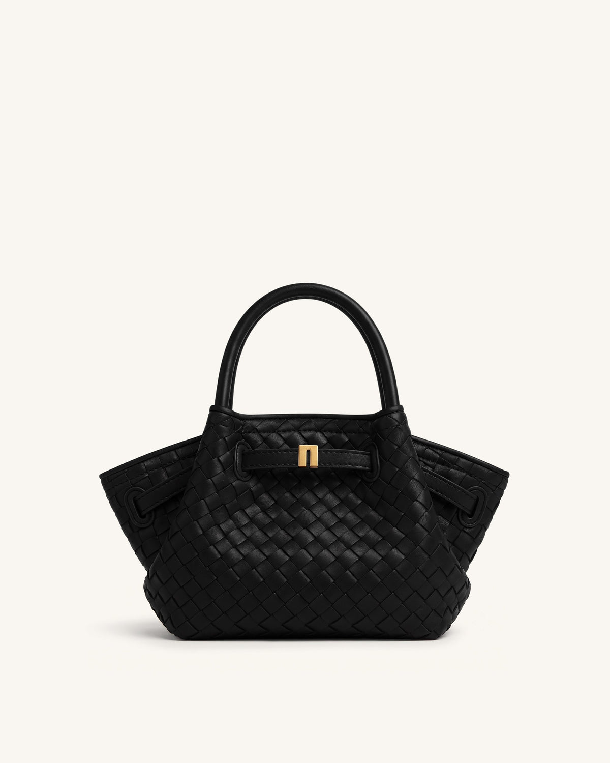 JW PEI Hana Mini Tote Bag - Woven - Black