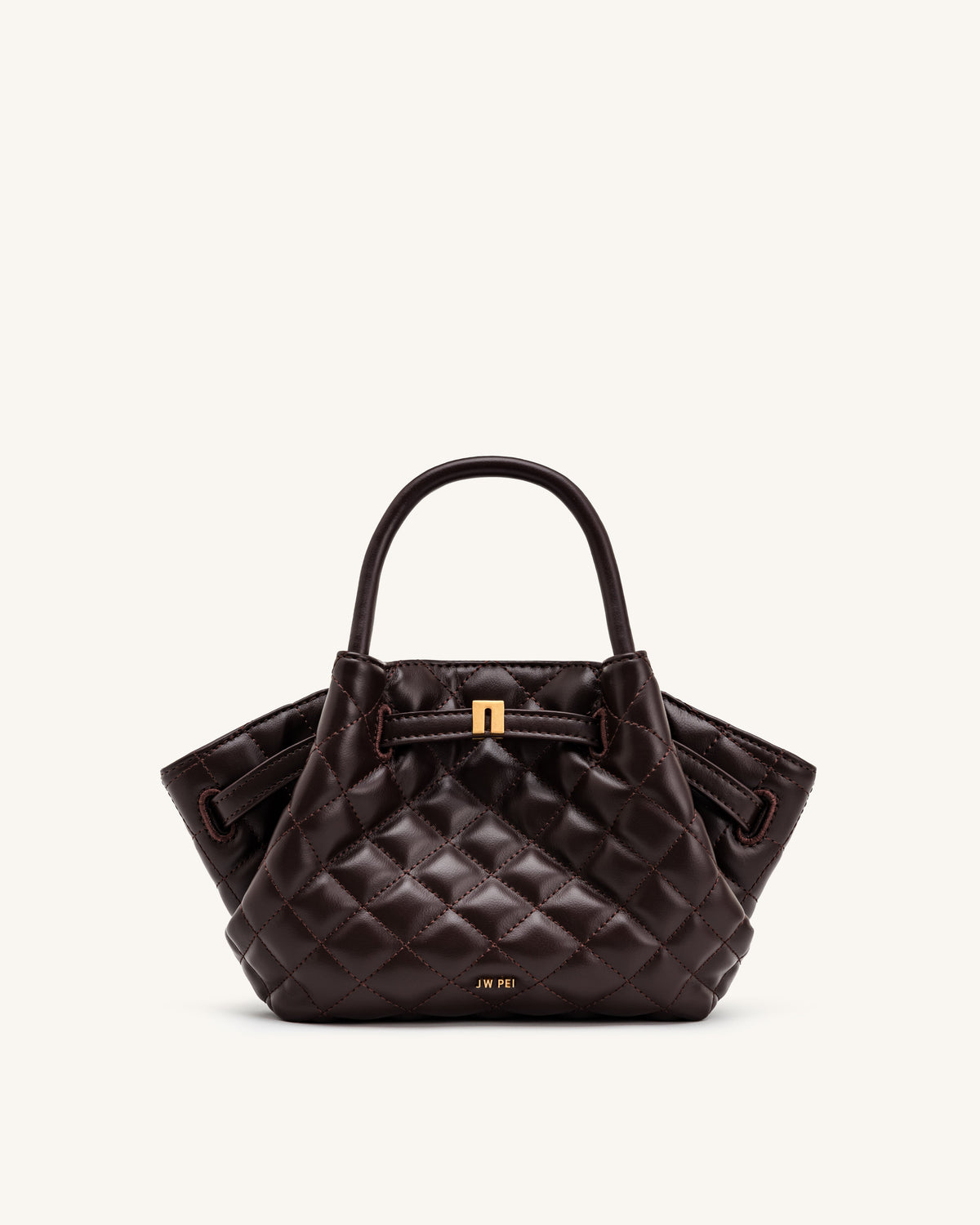 JW PEI Hana Mini Tote Bag - Dark Chocolate Brown