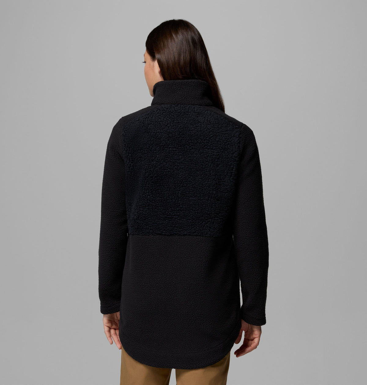 Columbia Women's Columbia Lodge Sherpa Full Zip Fleece Jacket Black back
