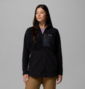 Columbia Women's Columbia Lodge Sherpa Full Zip Fleece Jacket Black front