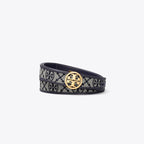 Tory Burch 1" T Monogram Miller Belt