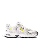 New Balance 530 - Gray with off white and yellow
