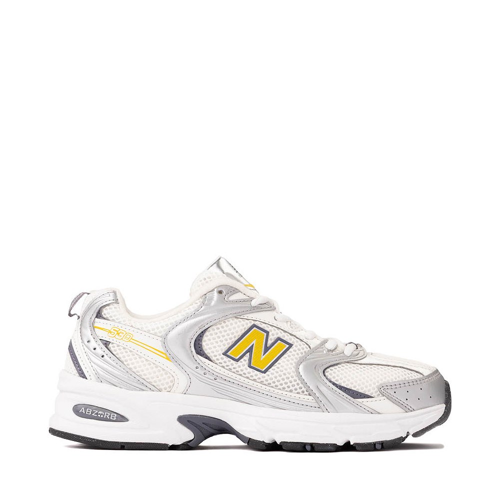 New Balance 530 - Gray with off white and yellow