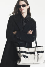 DKNY Bryar Two Tone Large Moto Satchel