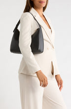 Furla Febe Leather Hobo Bag - Black