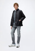 Barbour Men's Icons Bedale Waxed Cotton Jacket – Navy
