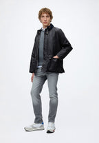 Barbour Men's Icons Bedale Waxed Cotton Jacket – Navy