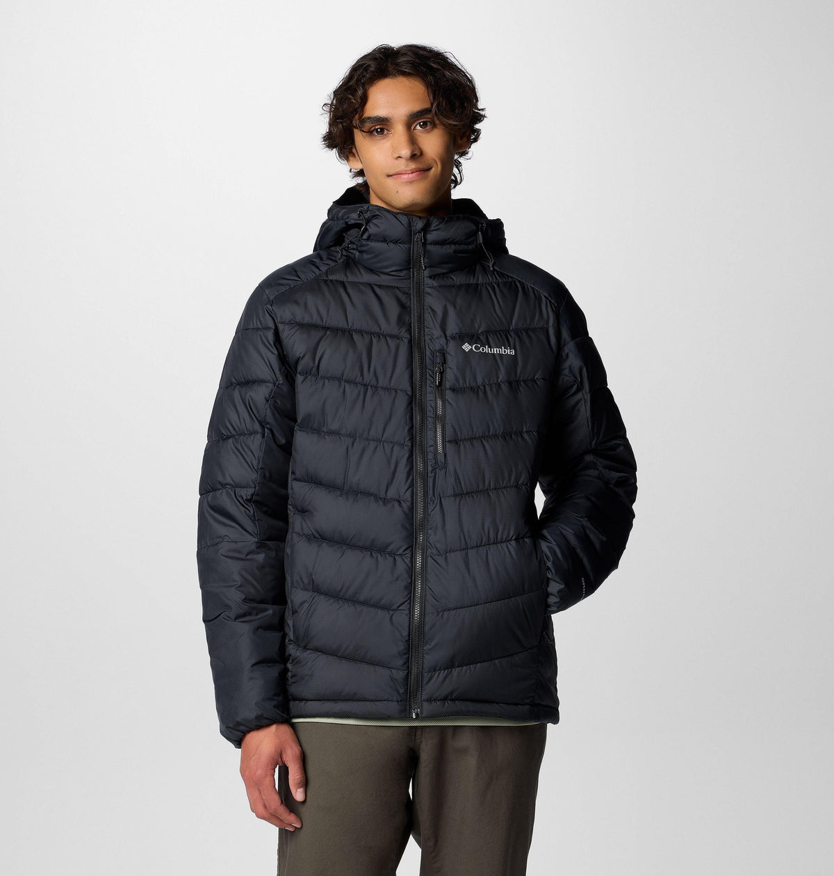 Columbia Men's Labyrinth Loop II Hooded Jacket - Black front