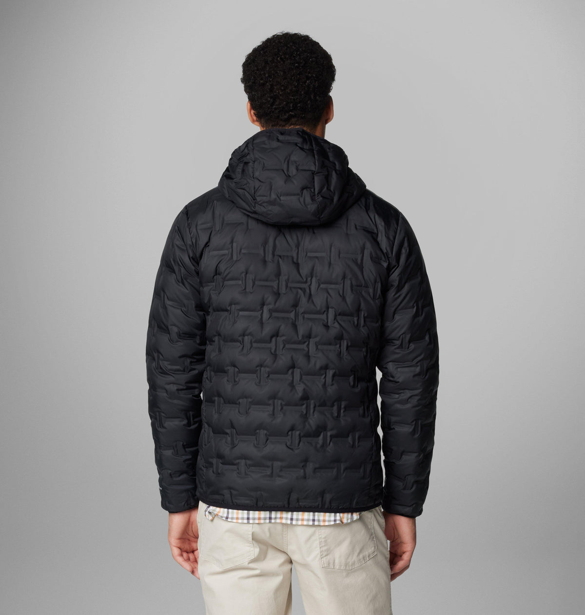 Columbia Men's Delta Ridge II Down Hooded Jacket - Black back