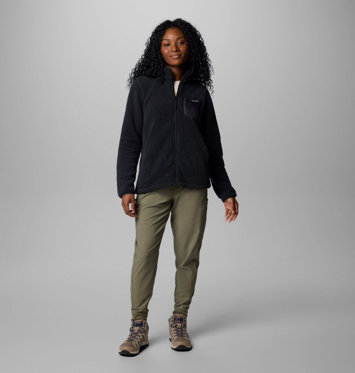 Columbia Women's West Bend Full Zip II Fleece Jacket Black detail