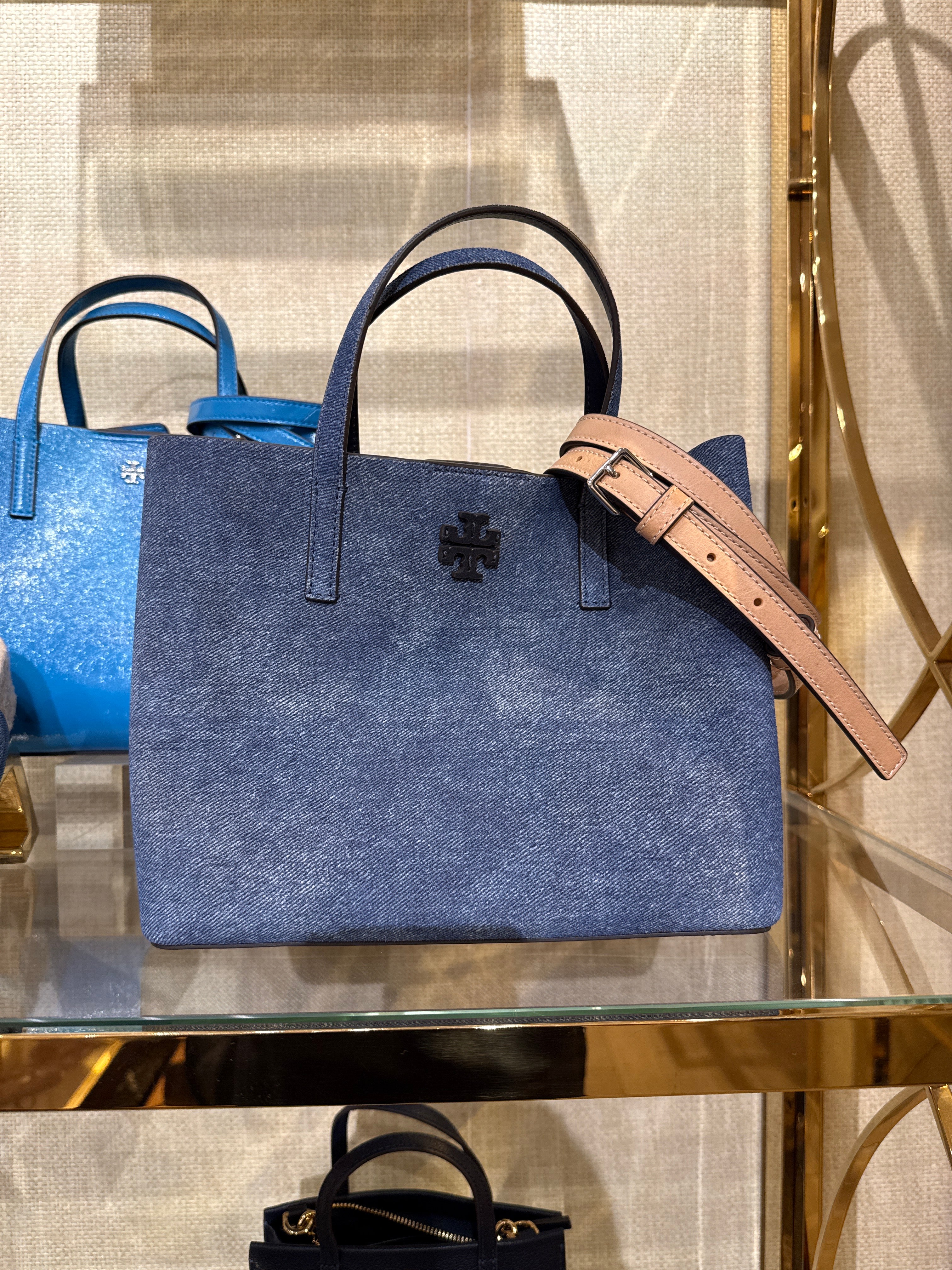 バッグ Tory Burch blake small tote Tory Burch Blake Small Tote 182778 Pebbled leather Warm Biscuit