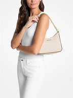 Michael Kors Jet Set Travel Large Signature Logo Convertible Crossbody Bag