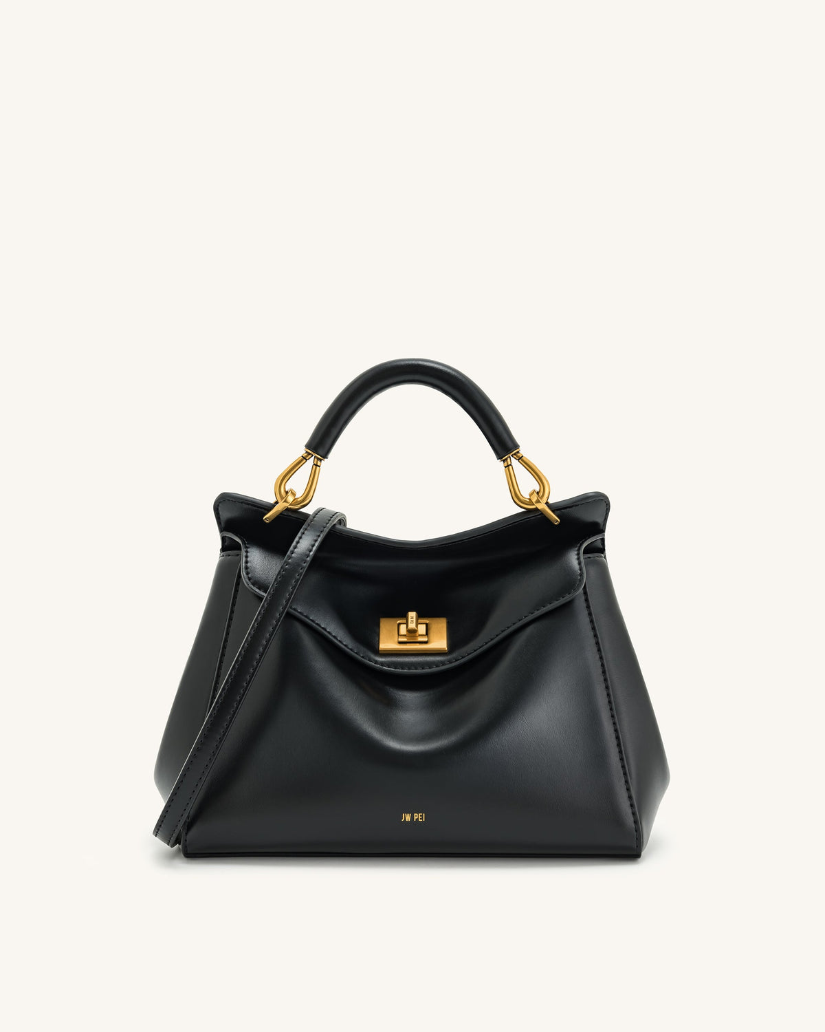 JW PEI Lucia Classic Top Handle Bag - Black